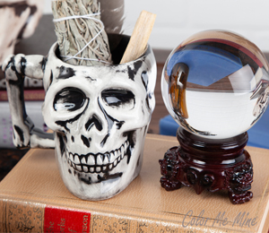 Arlington Color Me Mine Antiqued Skull Mug