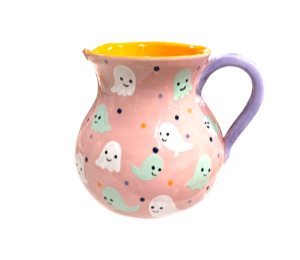 Arlington Color Me Mine Cute Ghost Pitcher