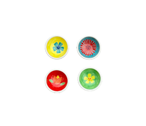 Arlington Color Me Mine Floral Ramekin Set