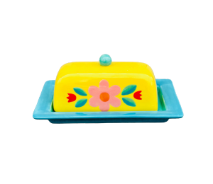 Arlington Color Me Mine Retro Butter Dish