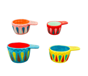 Arlington Color Me Mine Retro Measuring Cups