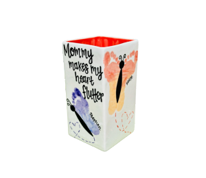 Arlington Color Me Mine Butterfly Vase
