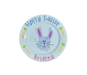 Arlington Color Me Mine Easter Bunny Plate